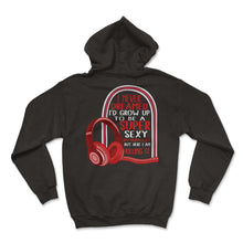 Load image into Gallery viewer, Dispatcher Shirt, Super Sexy 911 Dispatcher Headset Tee, USA Funny - Hoodie - Black
