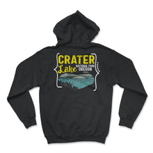 Load image into Gallery viewer, Crater Lake National Park Shirt, Oregon Mount Mazama US Lake Tee, - Hoodie - Black
