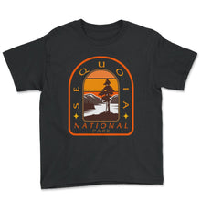 Load image into Gallery viewer, Sequoia Park Shirt, Sequoia National Park, Sequoia Park Camping - Youth Tee - Black
