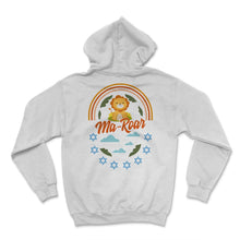 Load image into Gallery viewer, Ma-Roar Shirt, Jewish Holiday Seder Kids Toddler Funny Cute Lion - Hoodie - White
