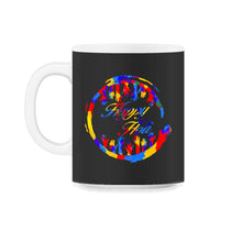 Load image into Gallery viewer, Happy Holi Festival Shirt, Holi Festival Tee, Festival Of Colors, - 11oz Mug - Black on White
