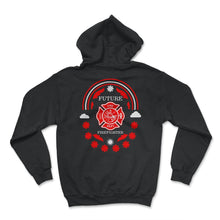Load image into Gallery viewer, Firefighter Shirt, Future Firefighter, Fire Rescue Gift, Firefighter - Hoodie - Black
