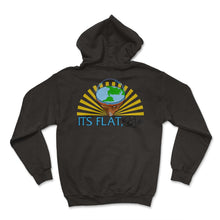 Load image into Gallery viewer, Earth Shirt, It's Flat Bro Earth Design Tee, Astronaut Space NASA New - Hoodie - Black
