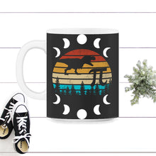 Load image into Gallery viewer, Pi Day Shirt, Dinosaur Pi Tee, Math Teacher Gift, 3.14 Math Geek - 11oz Mug - Black on White
