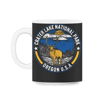 Load image into Gallery viewer, Crater Lake National Park Shirt, Oregon Mount Mazama US Lake Tee, - 11oz Mug - Black on White
