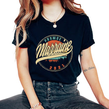 Load image into Gallery viewer, Promue Marraine 2021 Humour T Shirt copy - Unisex T-Shirt - Black
