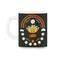 Load image into Gallery viewer, Small And Large Fries Shirt, Expecting Dad Tee Gift, Small Large - 11oz Mug - Black on White
