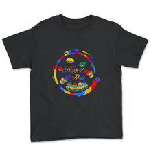 Load image into Gallery viewer, Happy Holi Festival Shirt, Festival Of Colors, Holi Festival Lover - Youth Tee - Black
