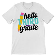 Load image into Gallery viewer, Hello Third Grade Student Teacher Colorful Back To School Pencil Gift
