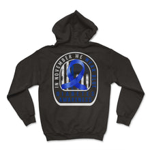 Load image into Gallery viewer, Diabetes Awareness Shirt, In November We Wear Blue Ribbon American - Hoodie - Black

