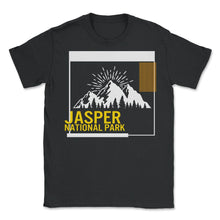 Load image into Gallery viewer, Jasper National Park, Alberta Canada National Park Tee, Jasper - Unisex T-Shirt - Black
