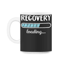 Load image into Gallery viewer, Recovery Loading T Shirt - 11oz Mug - Black on White
