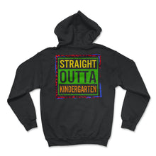 Load image into Gallery viewer, Kindergarten Shirt, Straight Outta Kindergarten Class Of 2022, Pre-K - Hoodie - Black
