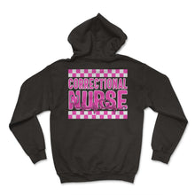 Load image into Gallery viewer, Nurse Shirt, Correctional Nurse Tee, RN Gift Ideas, Jail Registered - Hoodie - Black
