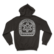 Load image into Gallery viewer, Taino Sun Symbol Shirt, Atabey Puerto Rico Ancestors Souvenir Vintage - Hoodie - Black
