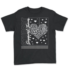 Load image into Gallery viewer, Social Worker Shirt, Student Support Team School Social Worker Tee, - Youth Tee - Black
