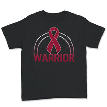 Load image into Gallery viewer, Multiple Myeloma Cancer Awareness Shirt, Burgundy Cancer Ribbon,
