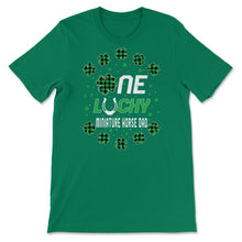 Load image into Gallery viewer, Funny St Patricks Day Gift for PreK Kinder One Lucky Miniature Horse - Unisex T-Shirt - Kelly Green
