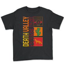 Load image into Gallery viewer, Death Valley National Park Shirt, Desert Valley Eastern California - Youth Tee - Black
