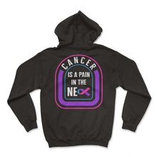Load image into Gallery viewer, Thyroid Cancer Awareness Shirt, Cancer Is Pain In The Neck Ribbon - Hoodie - Black
