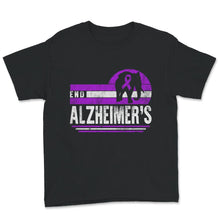 Load image into Gallery viewer, Alzheimer's  Awareness Shirt, End Alzheimer's Elephant, Dementia
