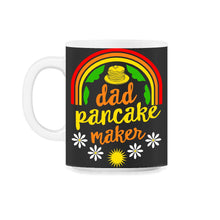 Load image into Gallery viewer, Pancake Shirt, Dad Pancake Maker Tee, Father's Day Gift, Pancake Dad - 11oz Mug - Black on White
