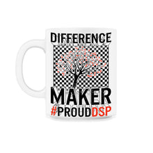 Load image into Gallery viewer, DSP Shirt, Difference Maker Hashtag Proud DSP Heart Tree Tee, Nurse - 11oz Mug - White
