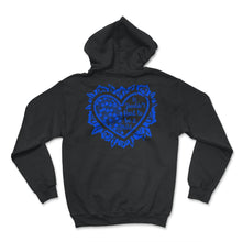 Load image into Gallery viewer, Child Abuse Prevention Month, It Shouldn't Hurt To Be A Child, Blue - Hoodie - Black
