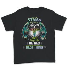 Load image into Gallery viewer, STNA Shirt, Nurse Shirts For Women, STNAs May Not Be Angels, But They
