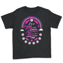 Load image into Gallery viewer, I'm A Mom And A Preschool Director Nothing Scares Me Funny Nurse T - Youth Tee - Black
