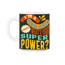 Load image into Gallery viewer, Mental Health Shirt, I'm A Mental Health Counselor Suicide Prevention - 11oz Mug - Black on White
