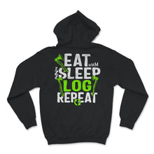 Load image into Gallery viewer, Logger Shirt, Eat Sleep Log Repeat, Lumberjack, Gift For Men,
