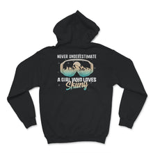 Load image into Gallery viewer, Never Underestimate A Girl Who Loves Skiing Shirt, Lady Skiing, Woman
