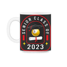 Load image into Gallery viewer, Class Of 2023 Senior Billiards Graduation Gift T Shirt - 11oz Mug - Black on White
