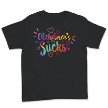 Load image into Gallery viewer, Alzheimer's  Awareness Shirt, Alzheimer's Sucks, Dementia Alzheimer's
