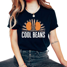 Load image into Gallery viewer, Dialysis Nurse Shirt, Cool Beans Kidney Design Tee, Dialysis - Unisex T-Shirt - Black
