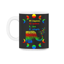 Load image into Gallery viewer, Happy Holi Festival Shirt, Meaningful Holi Festival, Festival Of - 11oz Mug - Black on White
