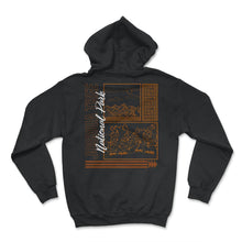 Load image into Gallery viewer, Joshua Tree National Park Shirt, Retro Park Vintage Hiking Gift, - Hoodie - Black
