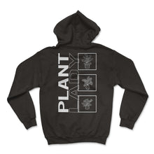 Load image into Gallery viewer, Plant Lady, Garden Plant Gardening Lover Botanist Gift Vegan T Shirt - Hoodie - Black

