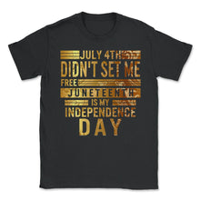 Load image into Gallery viewer, Colorful Juneteenth - Unisex T-Shirt - Black
