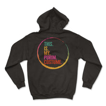 Load image into Gallery viewer, Purim Shirt, This Is My Purim Costume Tee, Jewish Costume Gift, Book - Hoodie - Black
