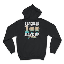 Load image into Gallery viewer, I Tackled 100 Days Of School, Funny 100 Days Football Tee, Teacher
