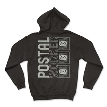 Load image into Gallery viewer, Mailman Shirt, Postal Worker Envelop Tee, Funny Mail Carrier Post - Hoodie - Black
