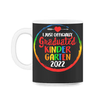 Load image into Gallery viewer, Kindergarten Shirt, I Just Officially Graduated, Pre-K Graduation - 11oz Mug - Black on White
