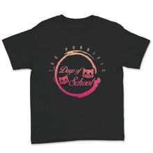 Load image into Gallery viewer, 100 Purrific Days Of School, Funny 100 Days Cat Mask Tee, Teacher And
