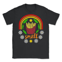 Load image into Gallery viewer, Small And Large Fries Shirt, Expecting Dad Tee Gift, Small Large - Unisex T-Shirt - Black
