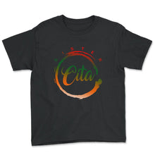 Load image into Gallery viewer, Cinco De Mayo Shirt, Sister Cita Tee, May 15 Mexican Fiesta Mexico - Youth Tee - Black
