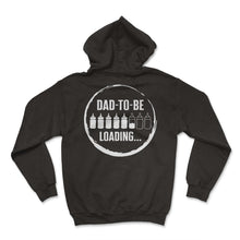 Load image into Gallery viewer, Father Shirt, Dad To Be Loading Tee, Protector Provider - Hoodie - Black
