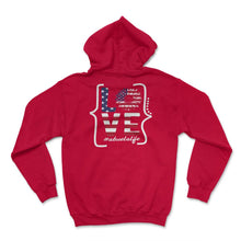 Load image into Gallery viewer, Abuela Life Love 4th Of July Sunflower T Shirt - Hoodie - Red
