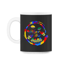 Load image into Gallery viewer, Happy Holi Festival Shirt, Festival Of Colors, Holi Festival Lover - 11oz Mug - Black on White
